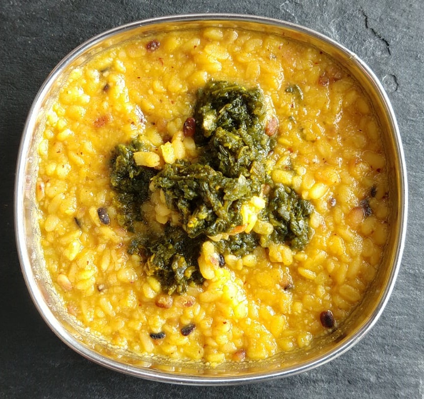 Spinach Moong Dal